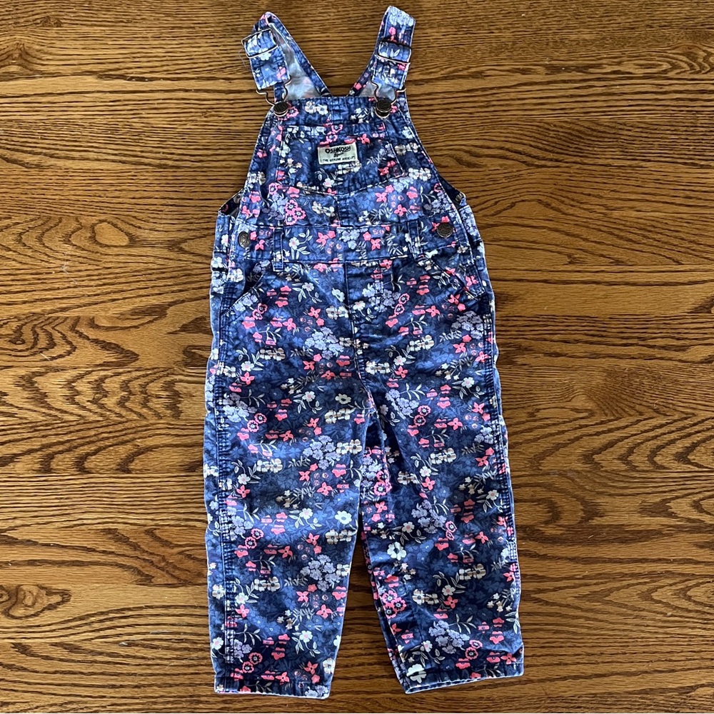 OSHKOSH B’Gosh Baby Girls Floral Overalls